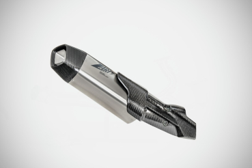 Zard BMW R 1300 GS Adventure Bj. 2023- Slip on 2-1 Titan mit Carbon Endkappe